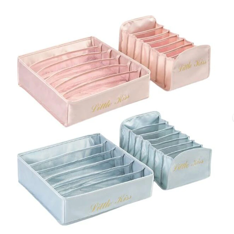 Foldable Underwear Storage Socks Organizer Box Rangement Bra Organizer Opbergbox Drawer Dividers Organizador Closet