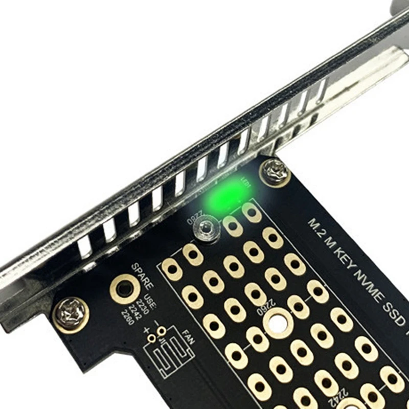 M.2 Nvme Adapter PCI-E3.0 Naar M.2 Nvme Uitbreidingskaart PCI-EX4/X8/X16 Slot Ondersteuning M Sleutel Harde Schijf