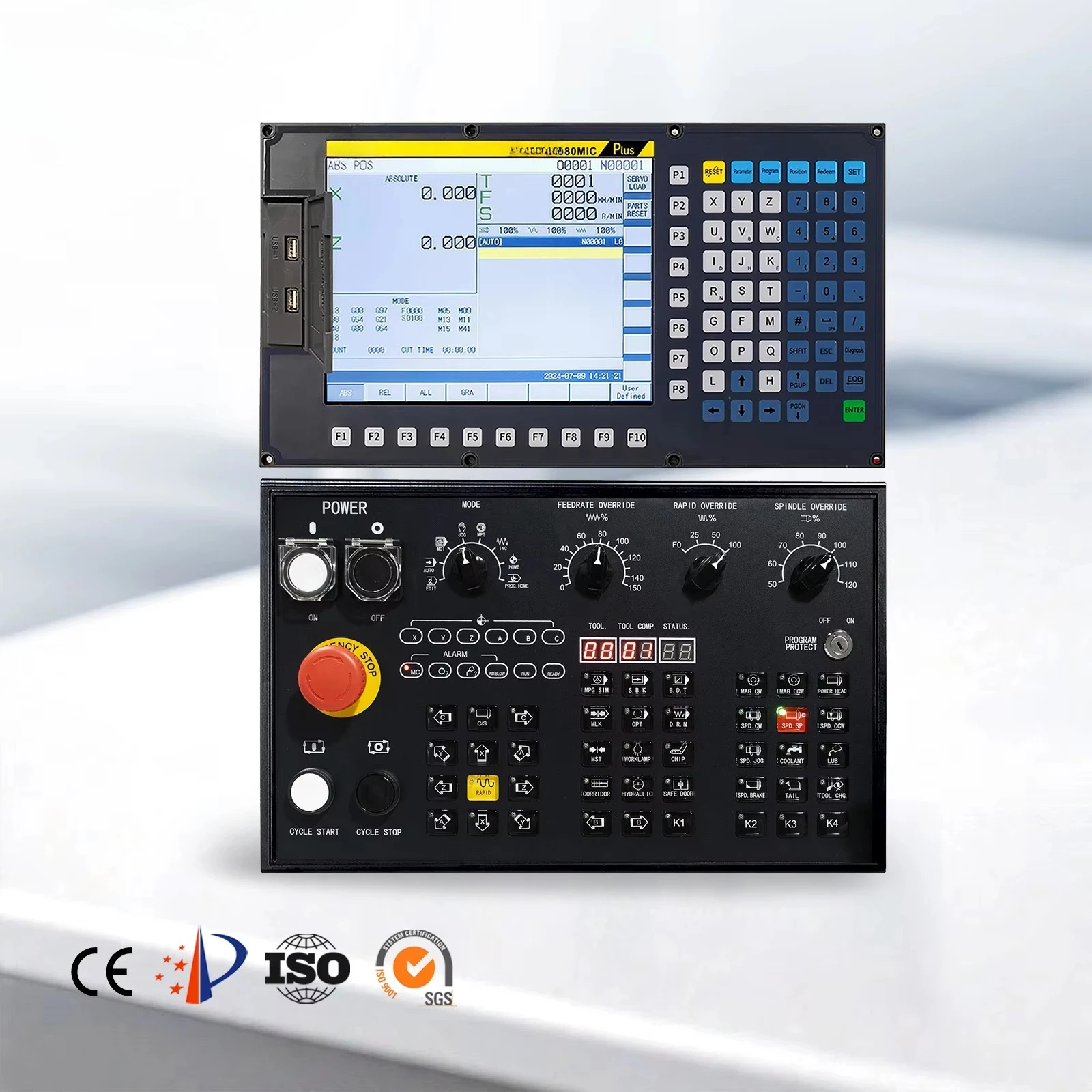 

1080MIC 3-Axis CNC Milling EtherCAT Controller High Precision for Industrial Automation with ATC Function