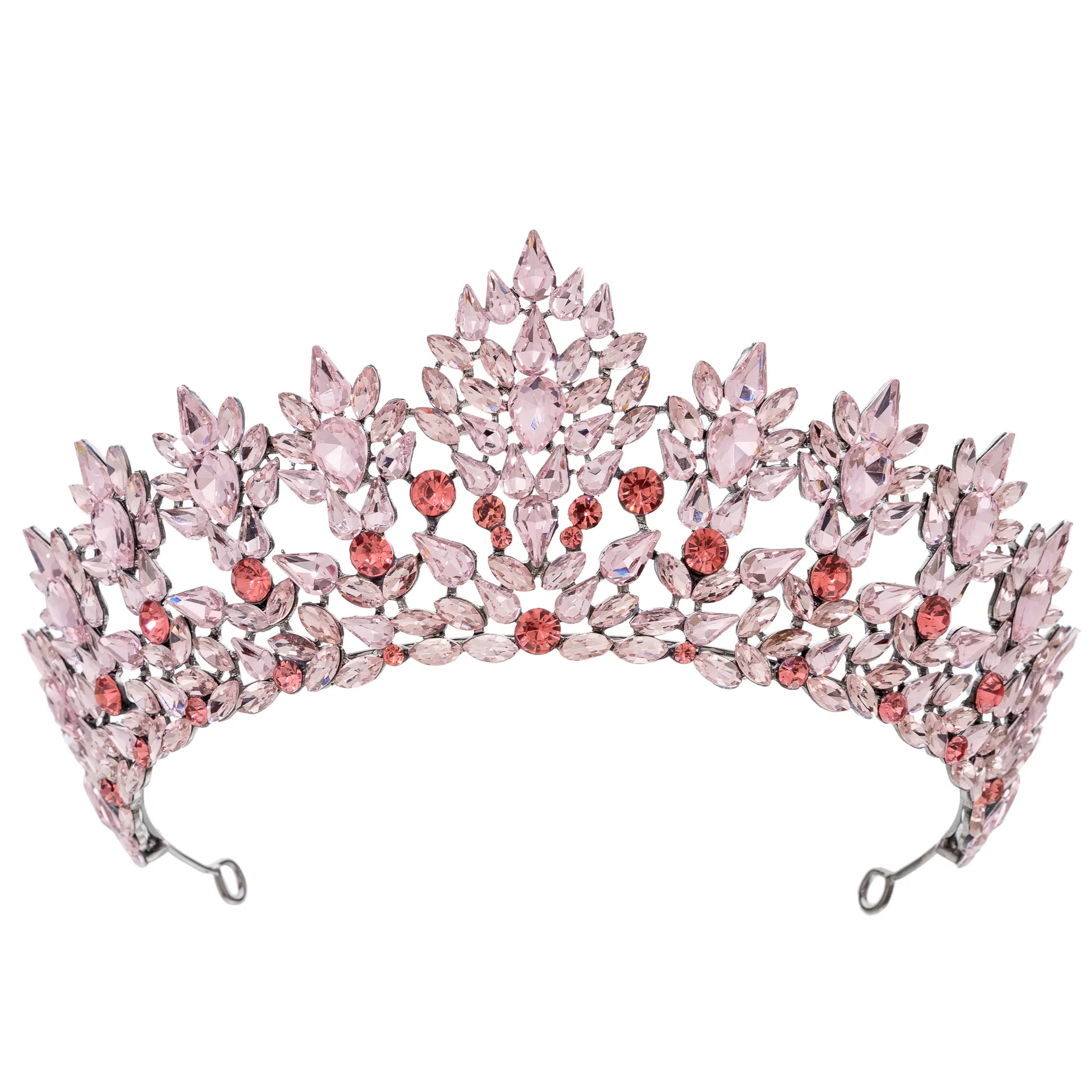 Couronnes de princesse reine pour femmes, diadème de mariée en cristal Baroque, coiffure de mariée, fête de bal, bijoux de cheveux