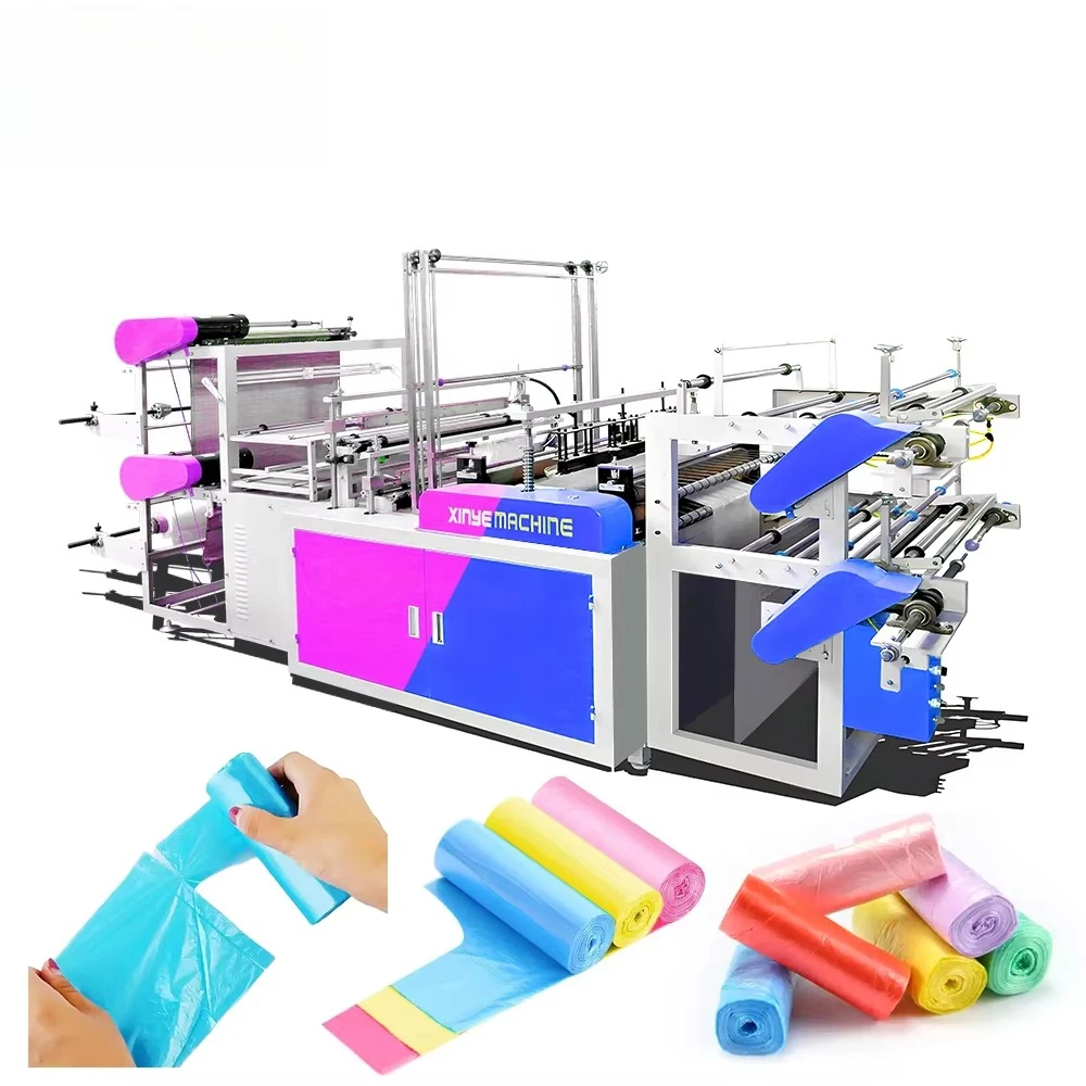 Computer Control Bag Sealing Bag Cutting High-speed Vest Rolling Bag Making Machine