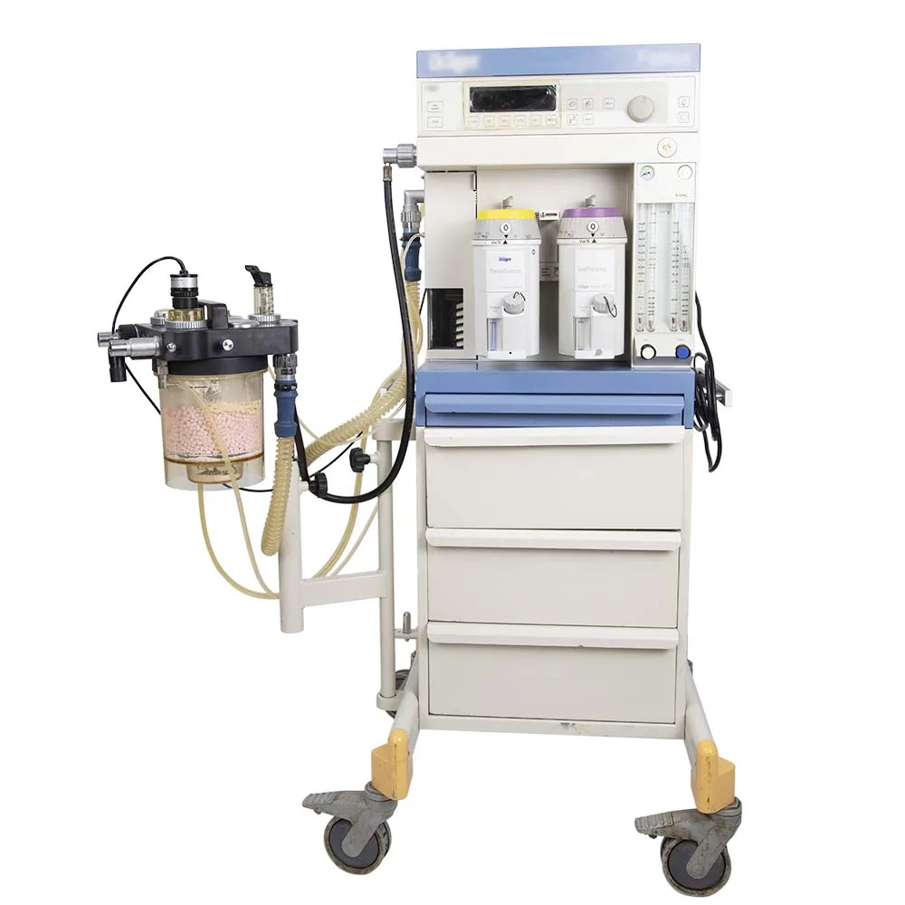 Second-Hand Double Can Electric Veterinary Monitoring Device Animal Anesthesia Machine Workstation Instrument Fabius Class
