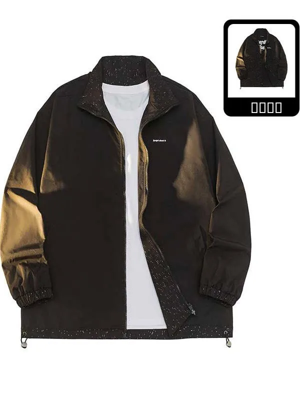 

Мужская повседневная модная куртка-кардиган с воротником-стойкой из полиэстера, новинка весна-осень, приталенный крой