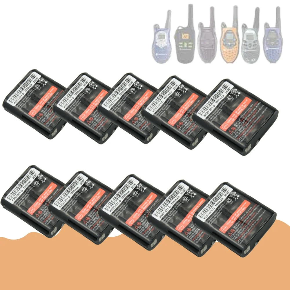 10PCS 1650mAh NI-MH Battery for MOTOROLA KEBT-071A KEBT-071-B KEBT-071-C KEBT-071-D T4800 T5600 T6000 T9580 FV300 MC225R FV800