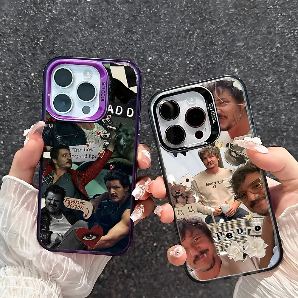 

Чехол для телефона Cute-P-Pedro P-Pascal для iPhone 17, 16, 15, 11, 12, 13, 14 Pro Max, 16 Plus, 12 Mini, 7, 8, XR, XS, 15 Pro MAX