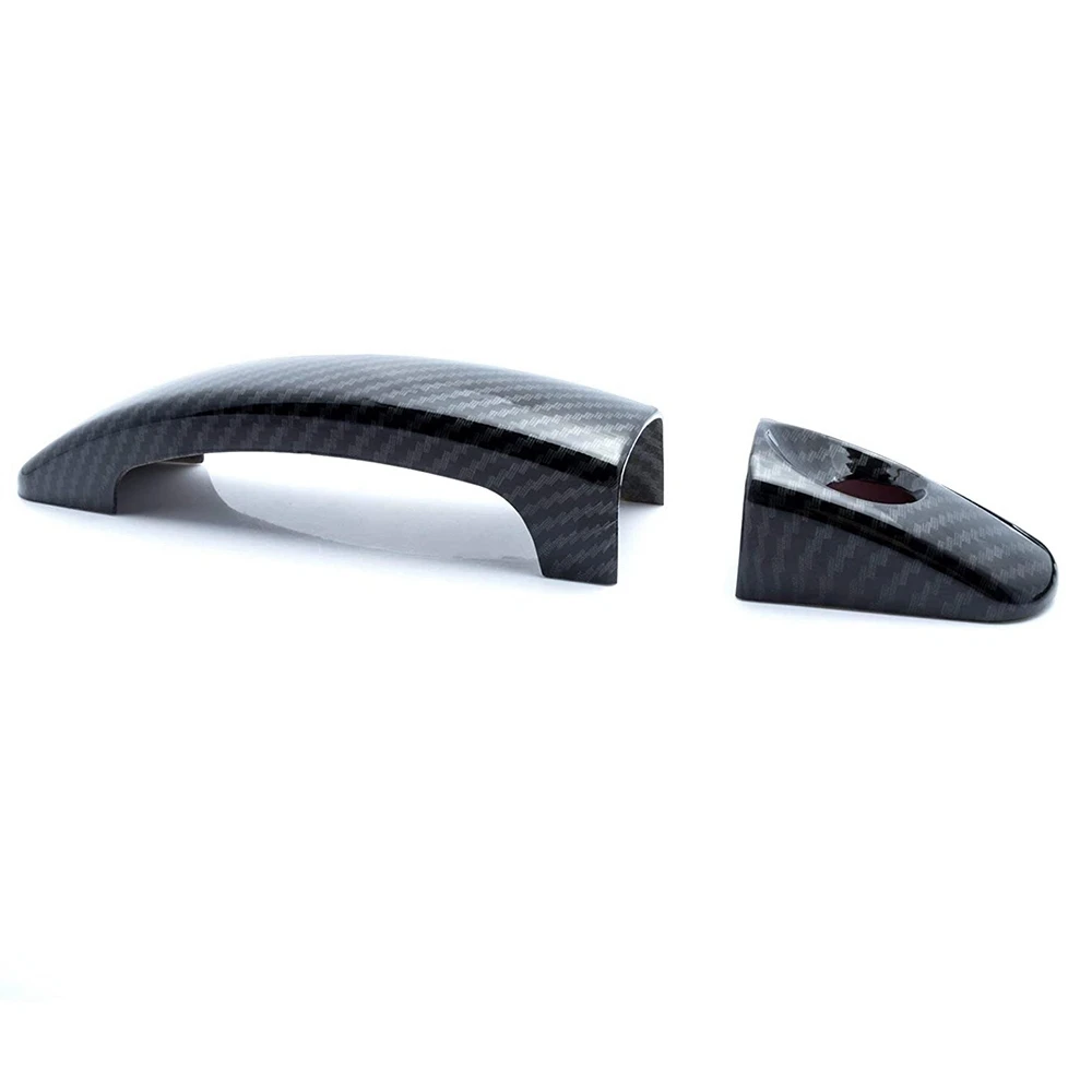 Multi-Purpose 8 PCS Car ABS Carbon Fiber 4 Door Handle Covers For Ford Focus Escape Kuga Ranger 2013 2014 2015 2016 2017 2018