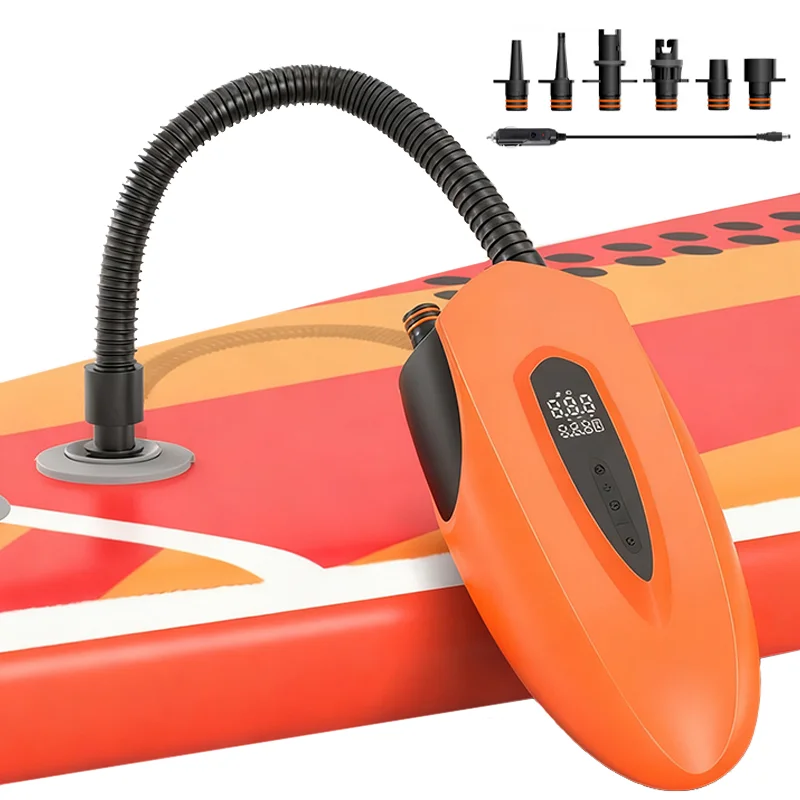 

Портативный беспроводной/проводной электрический воздушный насос, автомобильный насос для уличной палатки, SUP доска для весла, матрас для каяка, перезаряжаемый воздушный насос