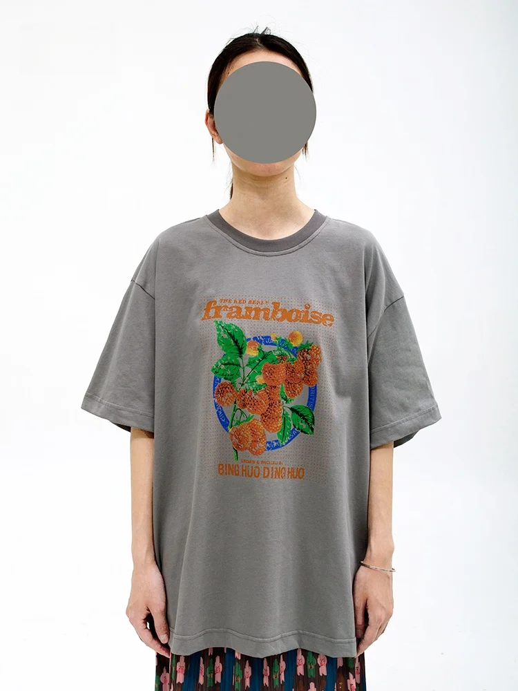 

Женская модная хлопковая футболка с буквенным принтом, с коротким рукавом, повседневная, дышащая, летняя, новая, в уличном стиле, свободного кроя, с круглым вырезом