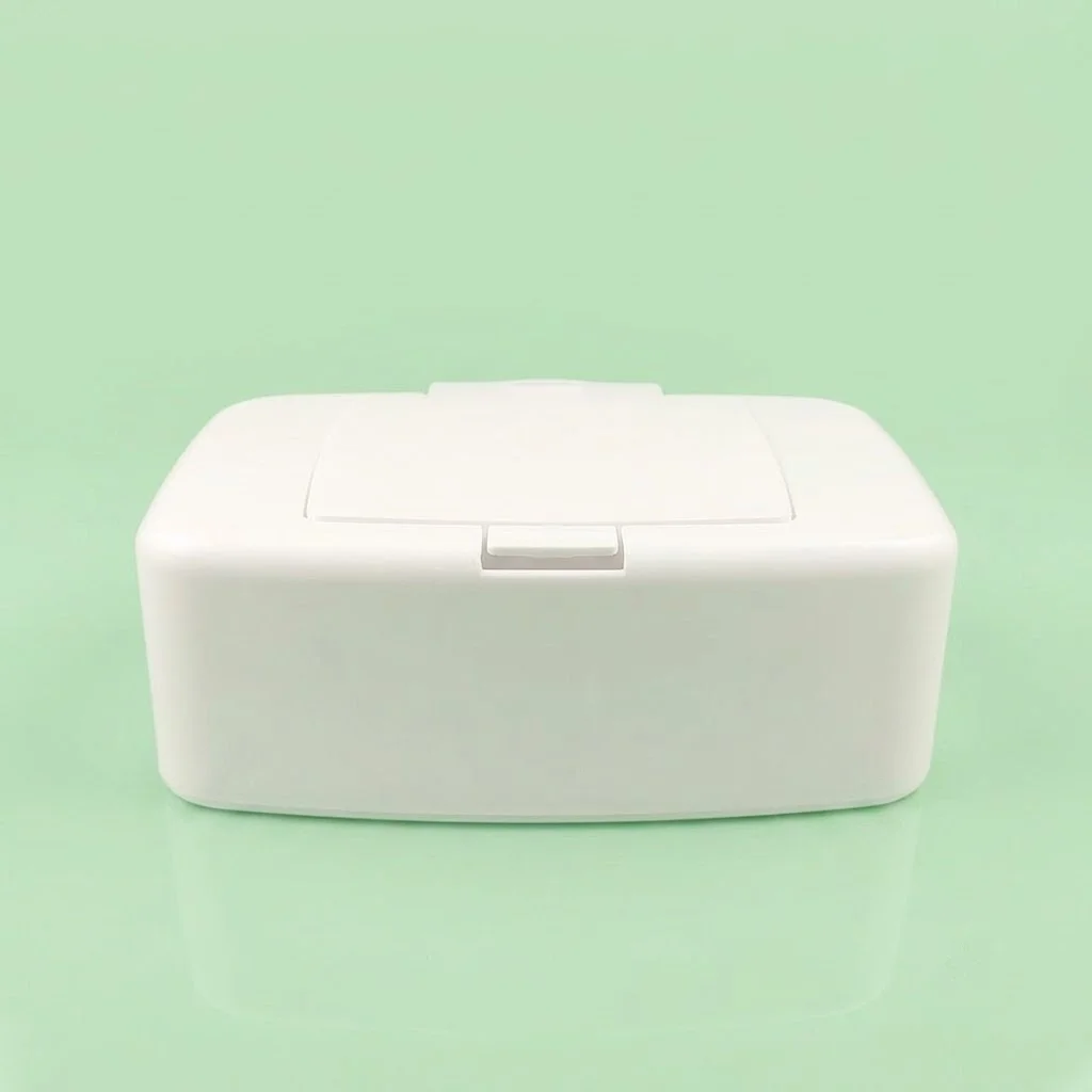 1 Stück Knopf-Typ Feuchttuchbox, Auto-Taschentuchbox, Tragbare Aufbewahrungsbox für Einweghandschuhe und Feuchttücher, usw. – Detail 1