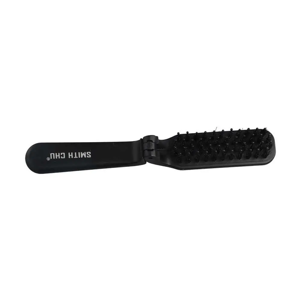Plastic Portable Eyebrow Comb Hair Comb Straight Curly Hair Dual Use Beard Brush Straight Roll Comb Folding Comb Massage Comb