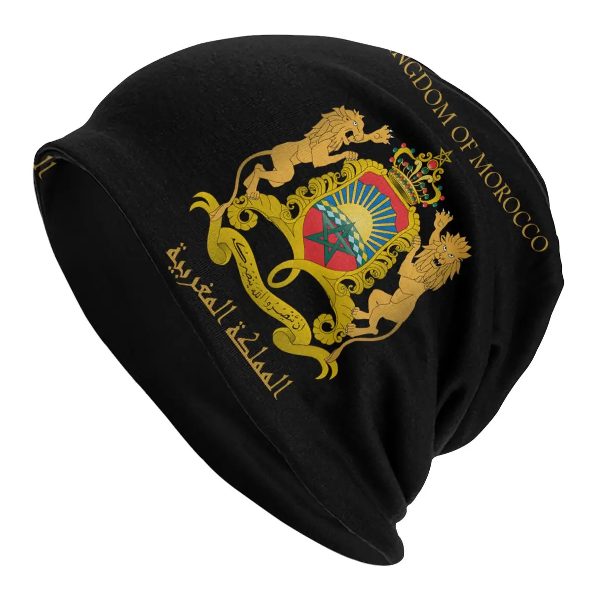 Marruecos Kingdom-gorro fino lavado para ciclismo, gorros informales de protección para hombres y mujeres