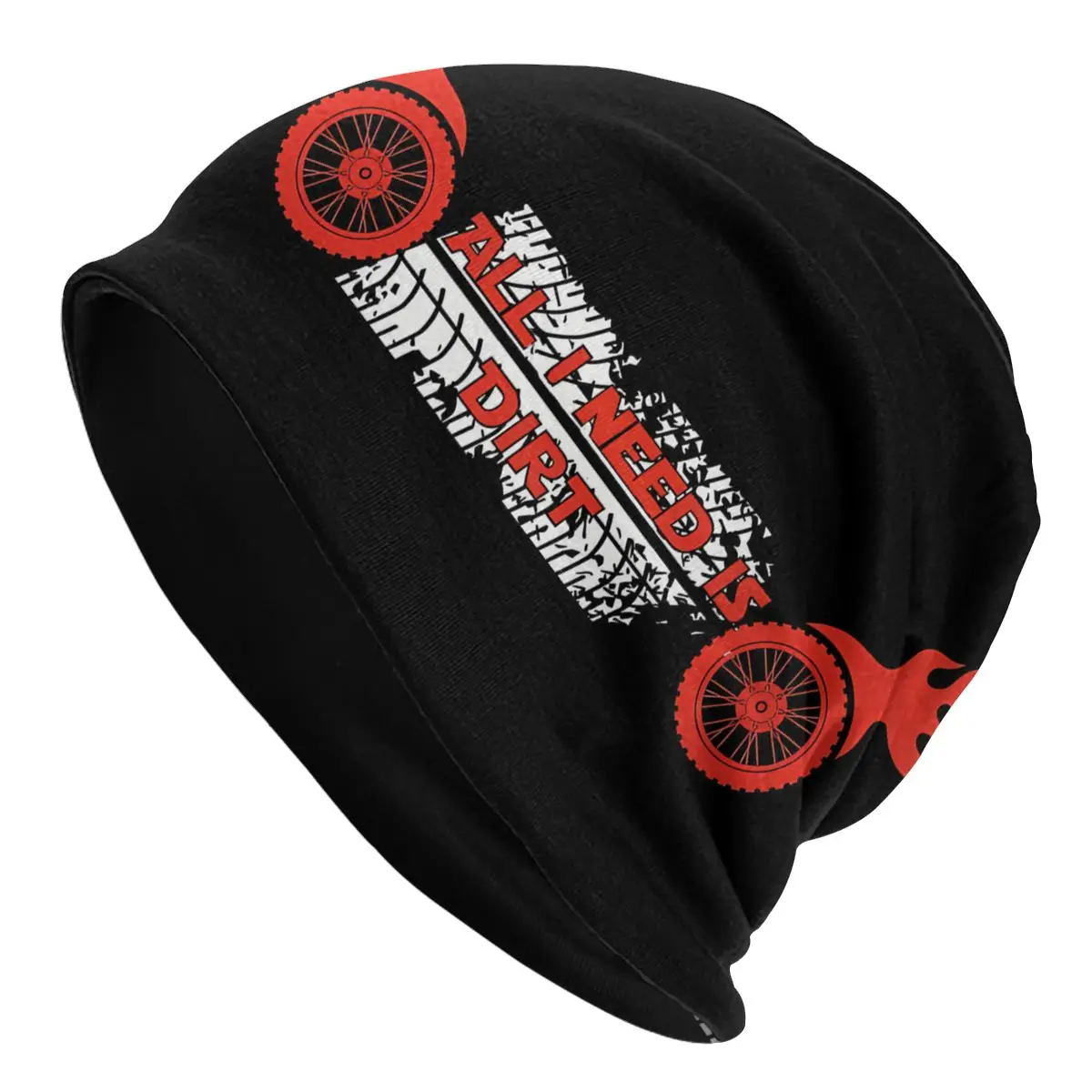 Motorcycle Cartoon Sport Thin Hats All I Need Is Dirt Bonnet High Quality Skullies Beanies Caps