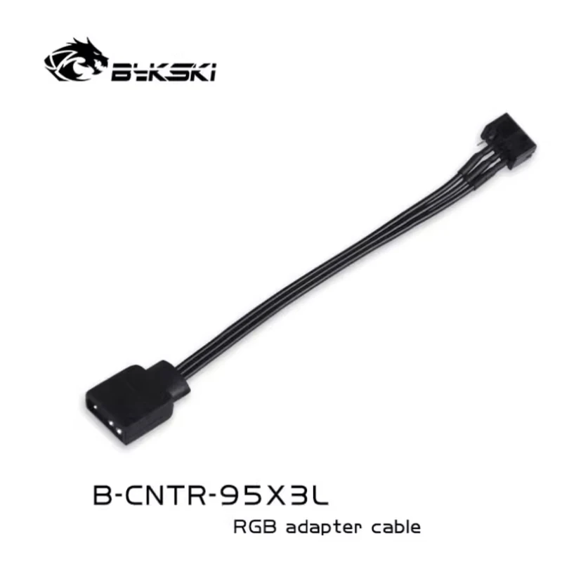 Bykski B-CNTR-95X3L, Asus Aura Synchronous Extension Cables, For 5v 3Pin RGB Header, Only For Bykski's RBW Lighting System