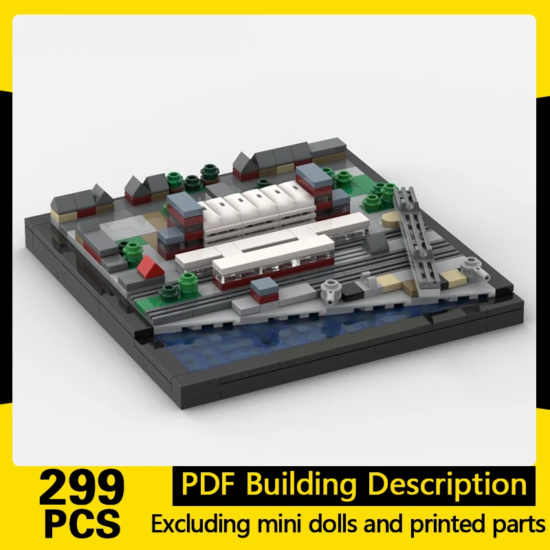 

City Street View Model MOC Building Bricks Grand Market Hall Modular Technology Gifts Holiday Assemble Children Toys Suit