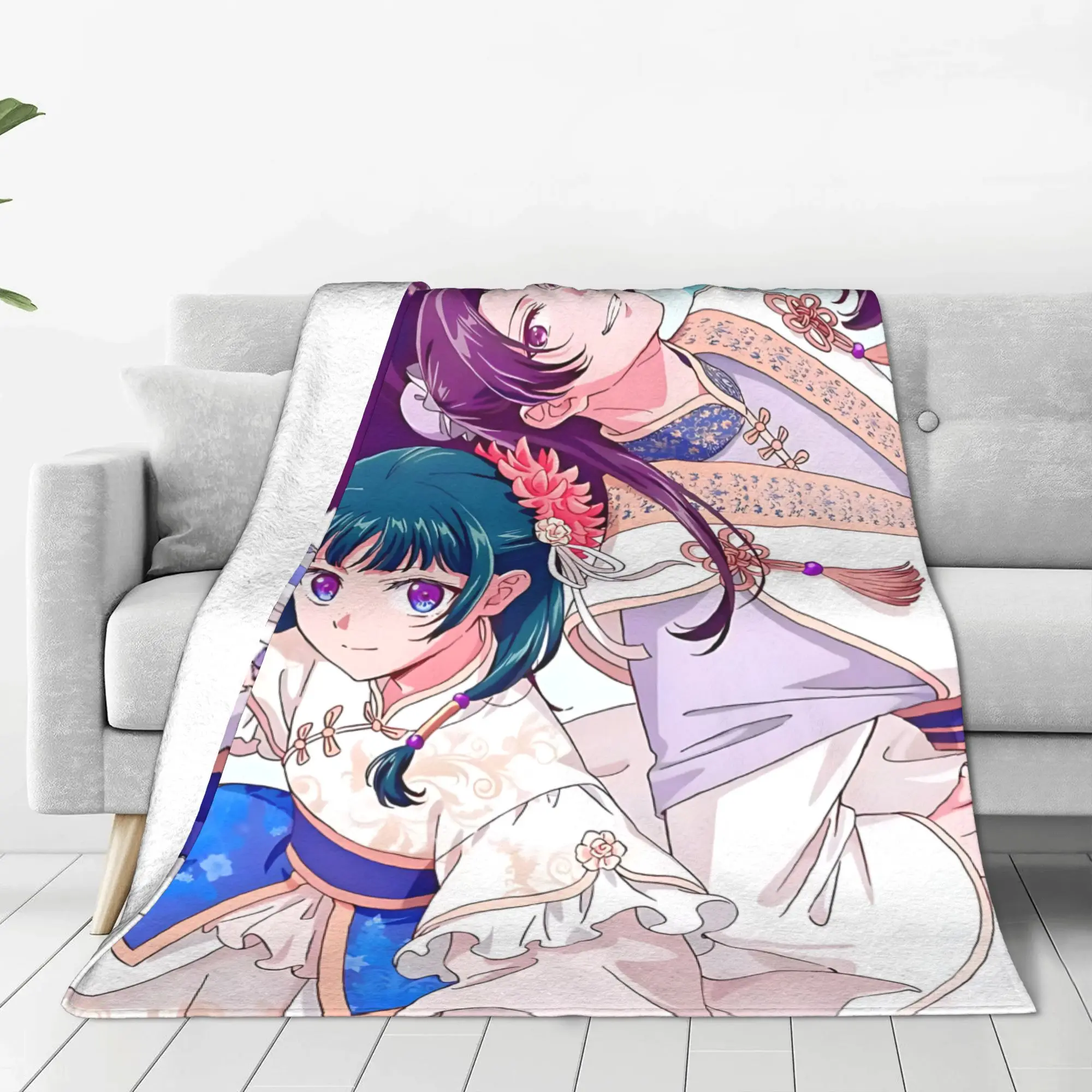 1PC home Cutecore The Apothecary MAOMAO  Blanket Super Cosy Plush Home Living Room Sofa halloween
