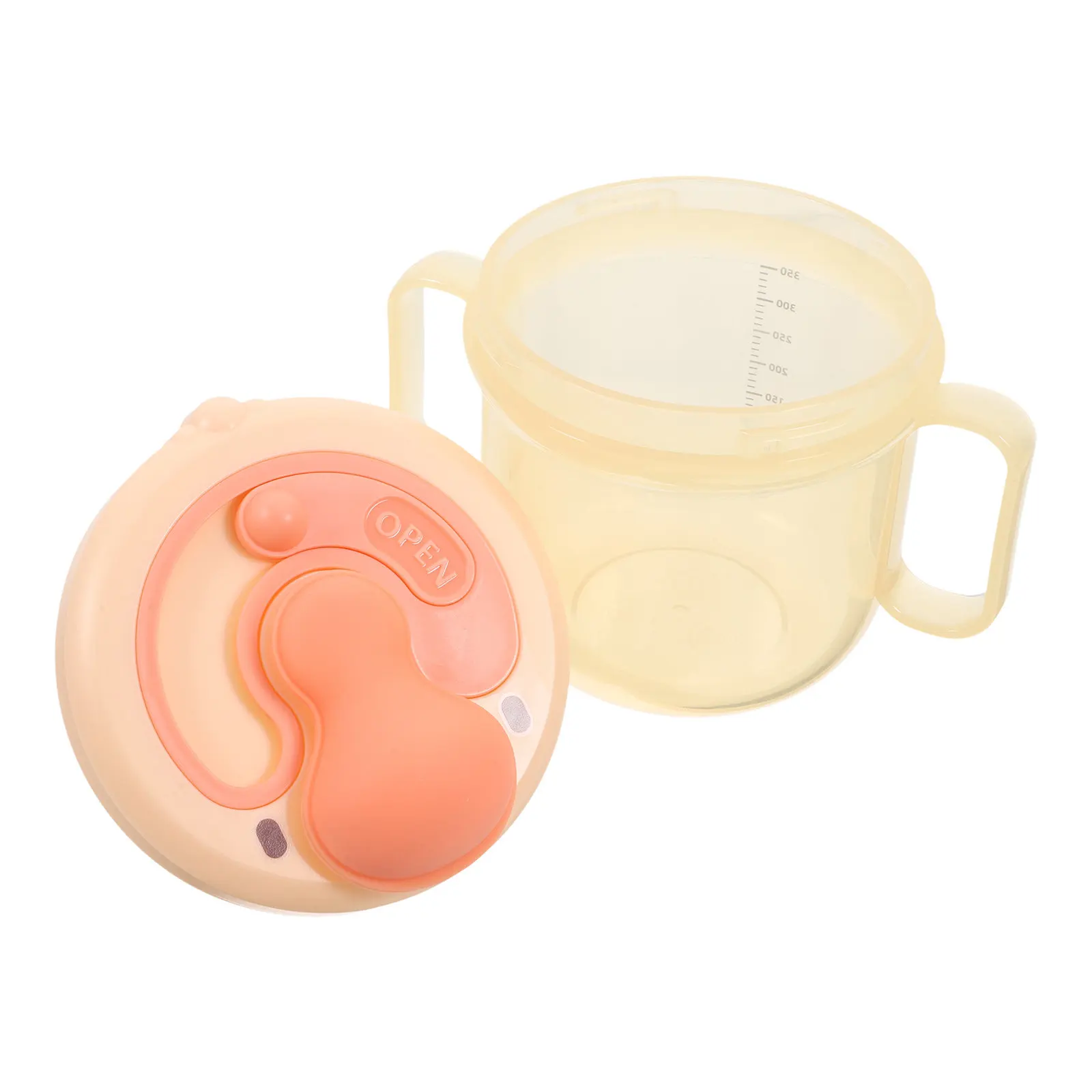 

Spill Proof Toddler Training Cup Adult Sippy Cup with Straw Measurement Scale for Elderly Dysphagia Rehabilitation Home Daycare