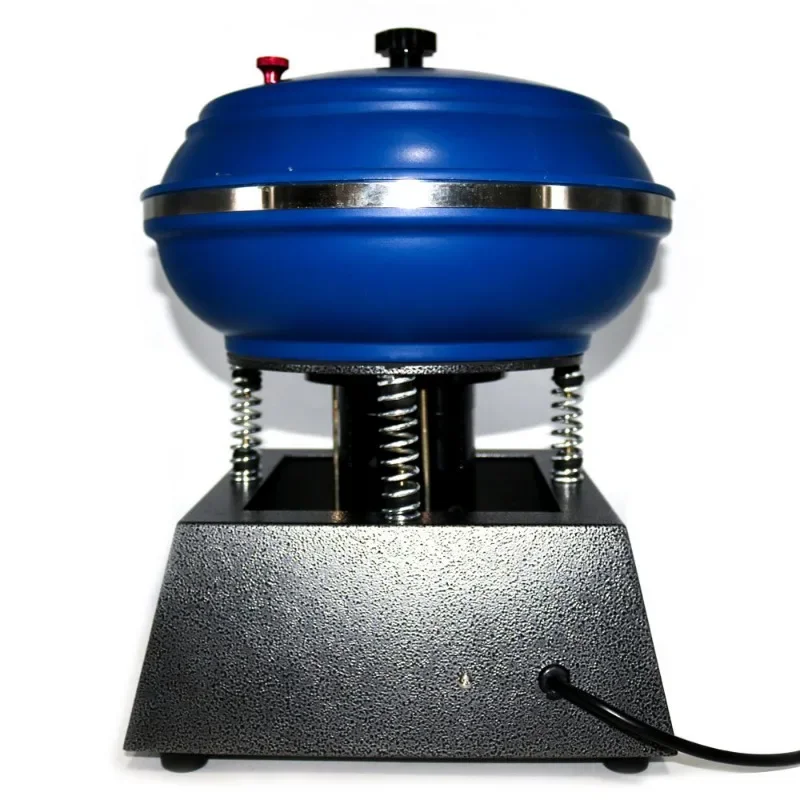 12 inch vibration polishing machine, vibration barrel grinder, removing jade jadeite metal edge burrs and cleaning surface