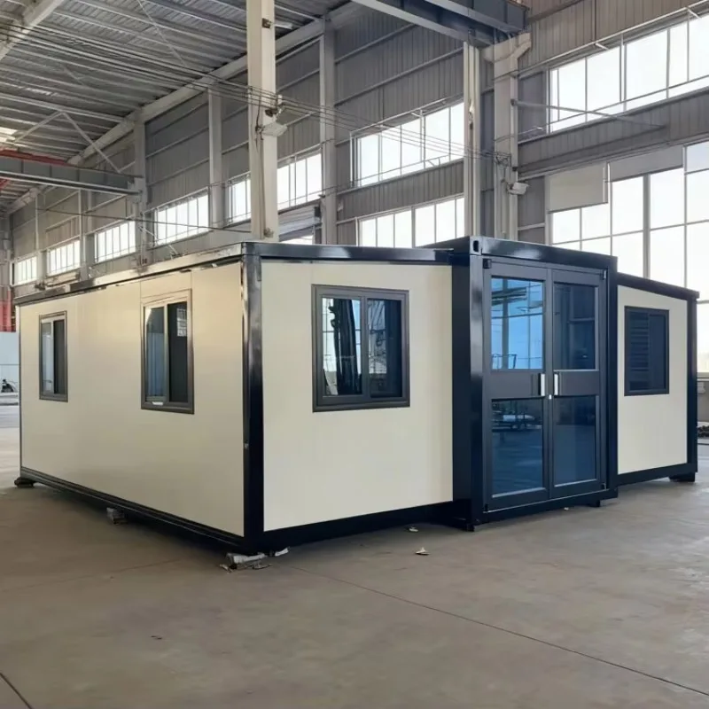 مخصصة 4 غرف نوم منزل حاوية قابلة للتوسيع سهلة التركيب فيلا فولاذية جاهزة للاستخدام المدرسي-بالجملة #3