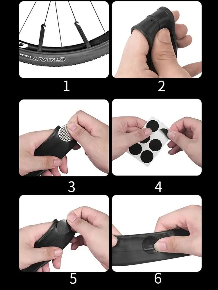 AliExpress ROCKBROS Glue Free Bicycle Repair Kit Emergency Quick Tire Patches Slim Portable for Mountain Road Bicycle Bike Accessories