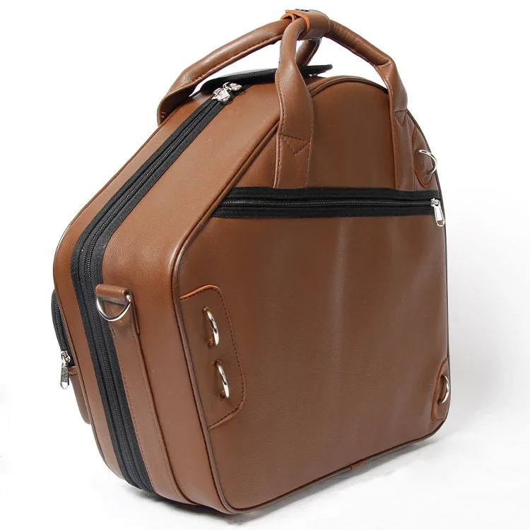 

China Factory Price Musical Instruments Case& Bags Microfiber Split French Horn Case