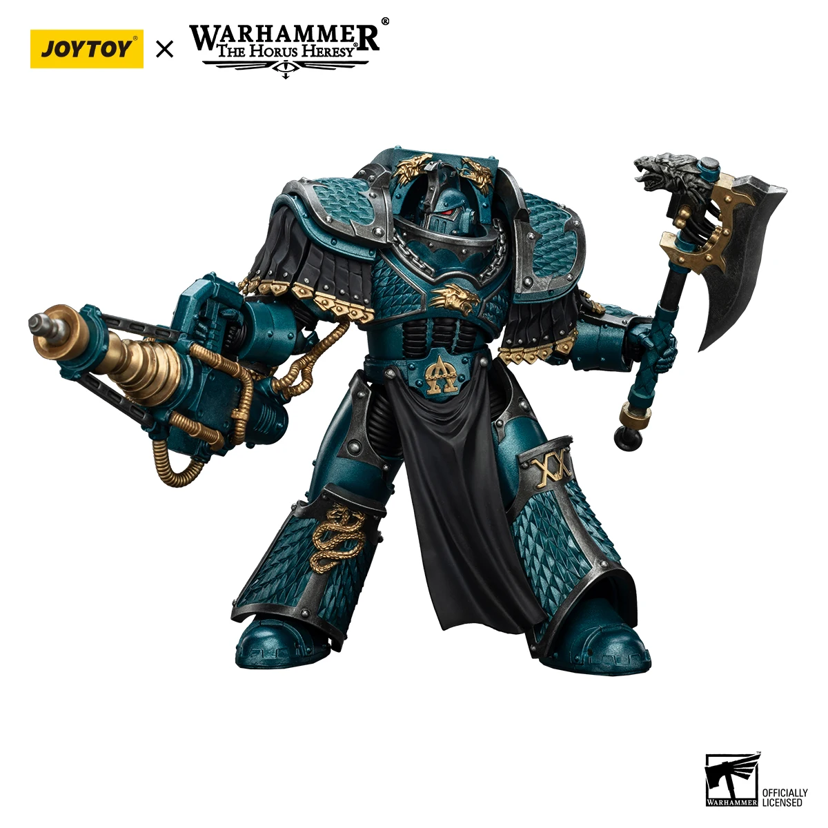 

JOYTOY Warhammer 30K 1/18 Action Figure Alpha Legion Lernaean Terminator with Conversion Beam Cannon Model