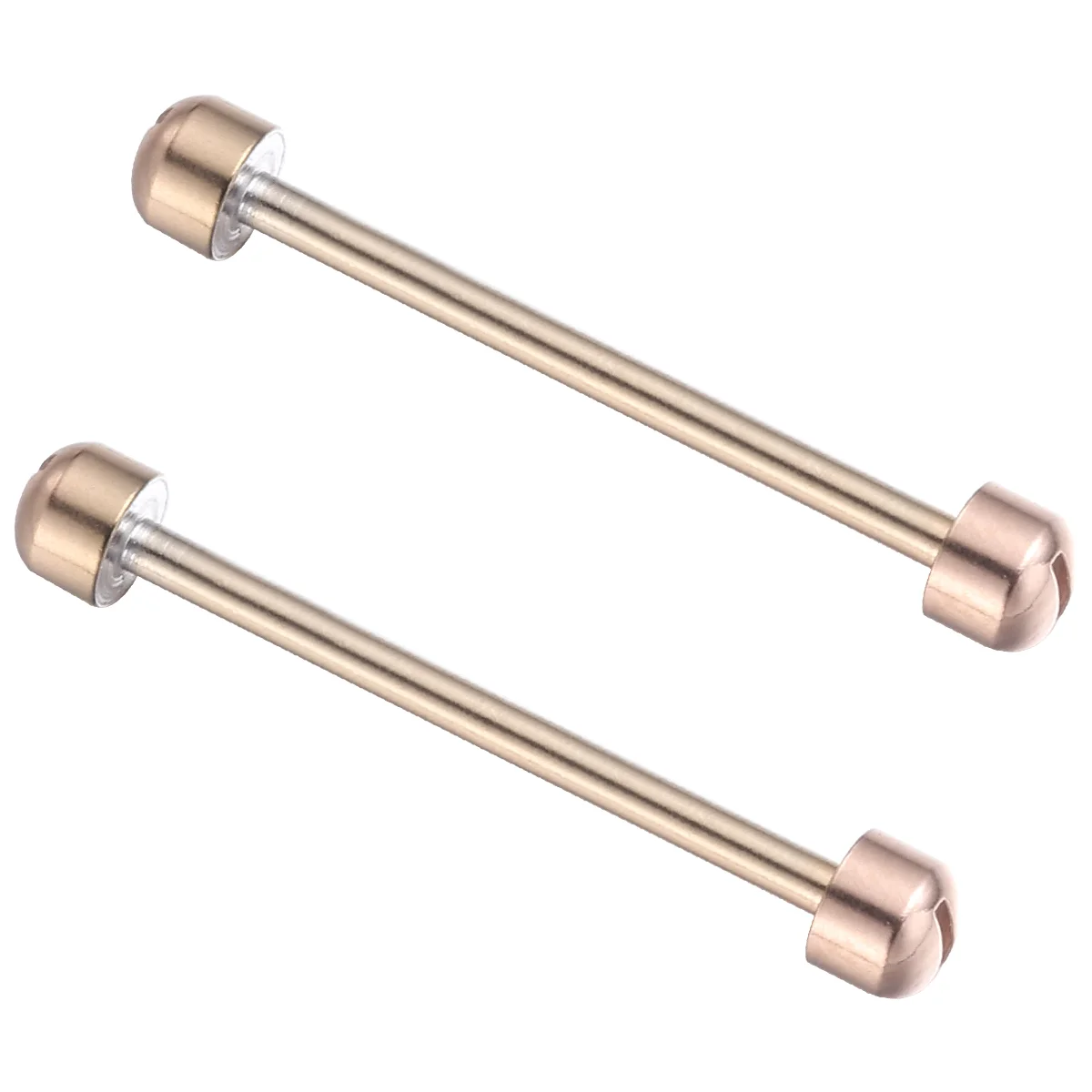 Varillas de tubo de tornillo para reloj, herramientas de reparación de varilla de conexión para correa de reloj atornillada, diámetro interior de 20mm (rosa), 2 uds.