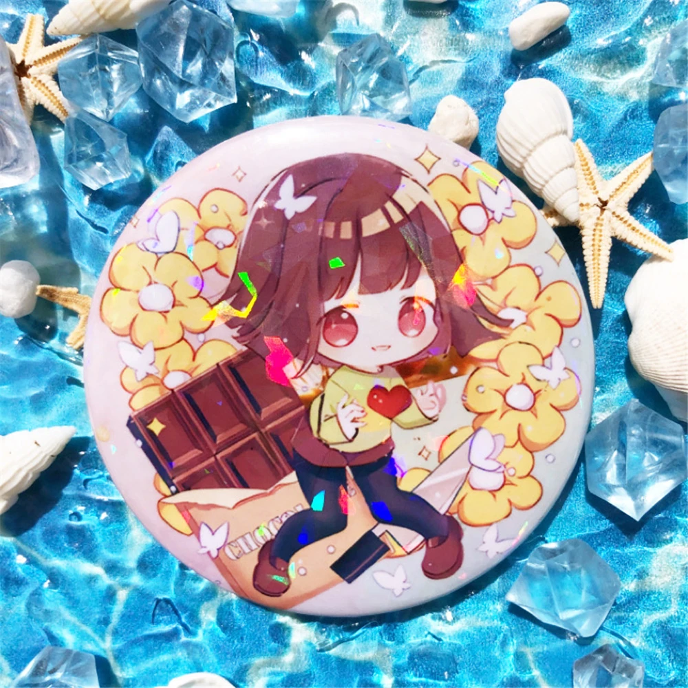 إكسسوارات زي أنيمي تأثيري ، شارة ، حقيبة ظهر ، قلادة ، بلا فريسك ، Asriel ، Dreemurr ، Torrey ، ورق بردي ، بروش