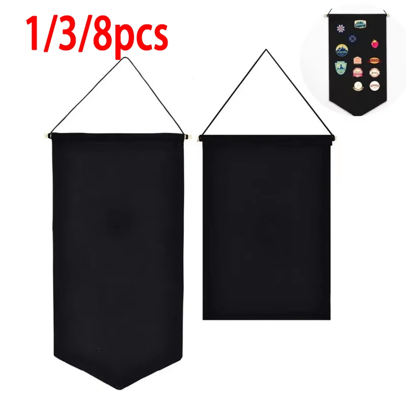 

1/3/8PCS Storage Hanging Brooch Display Hanging Storage Display Clothes Hanging Wall Pennant Brooch Board Badge Badge Box Pin