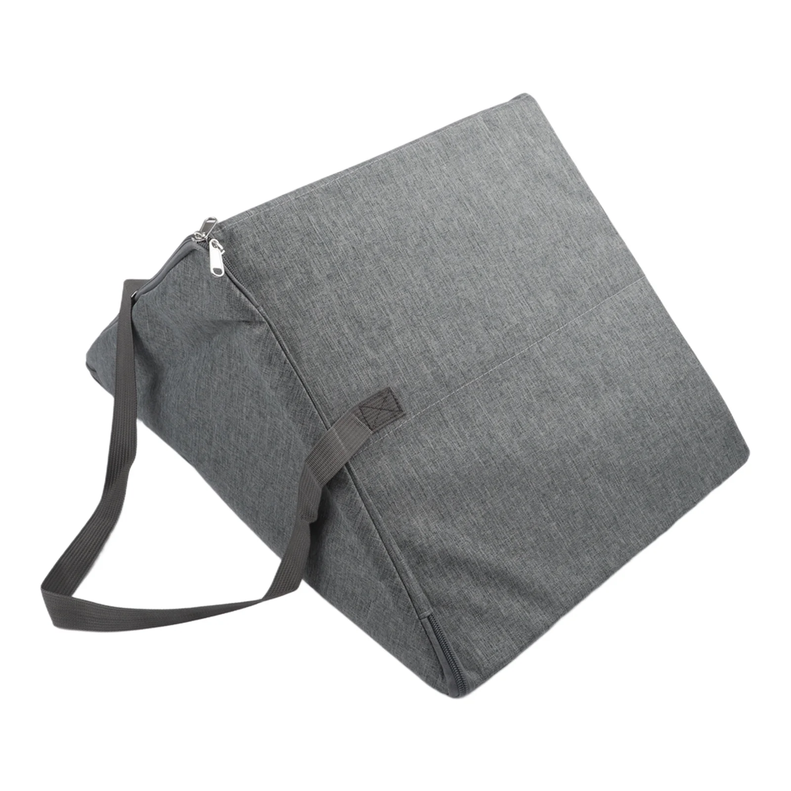 Triangle Hanger Organizer with Lid and Foldable Design for Closet Space Efficiency Compatible with Multiple Hanger Types