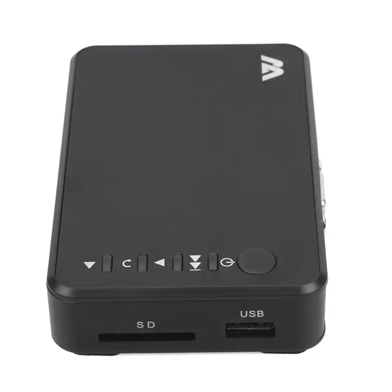 A99E-Autoplay Mini Full HD Media Player 1080P USB External HDD VGA AV For SD U Disk MKV RMVB EU PLUG Multimedia