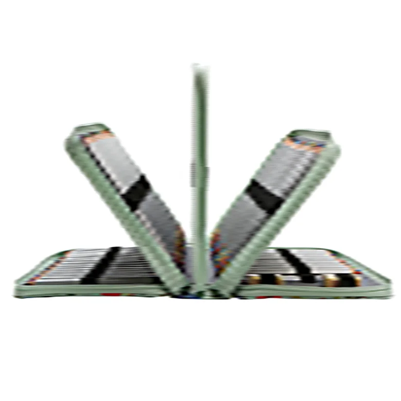 Vibrant Dragonfly and Floral Pencil Case—200/250/300 Hole Design, Durable Fabric Storage Bag, Suitable for Pencils, Markers, Scissors—Portable Office Art Supplies Organizer, Dragonfly Decoration, Art Supplies Storage, Colorful Illustrations, Sturdy Structure, Portable Single-Piece Colored Pencil Organizer, Keeps Desk Neat and Clean view 3