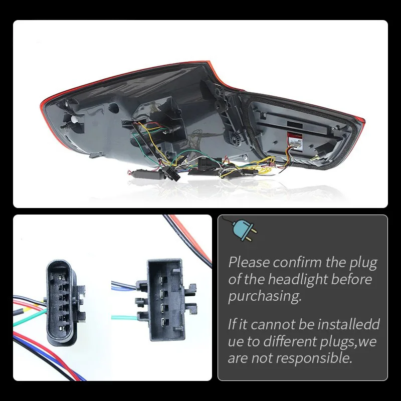 Car Taillight For BMW 3 Series GT Taillights F34 2013-2020 Upgrade Modified New DRL Dynamic Turn Signal LED Tail lights