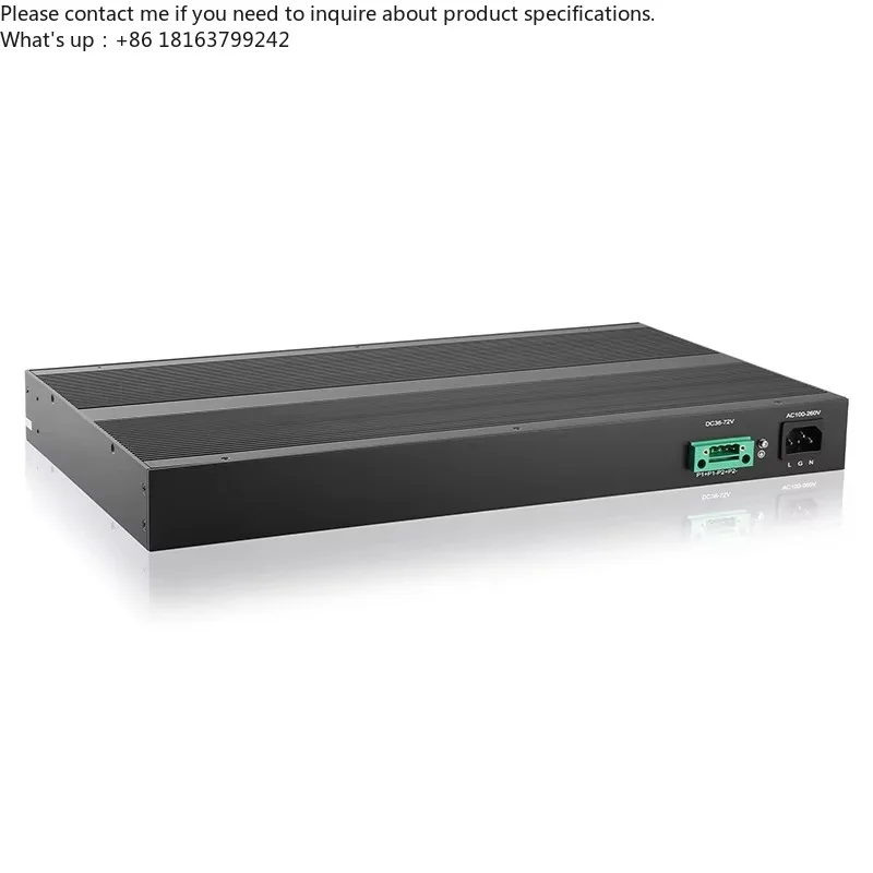 

24 Gigabit Managed Industrial Network Switch with 4 SFP Optical Slots 24 Network Ports and 4 Combo Ports