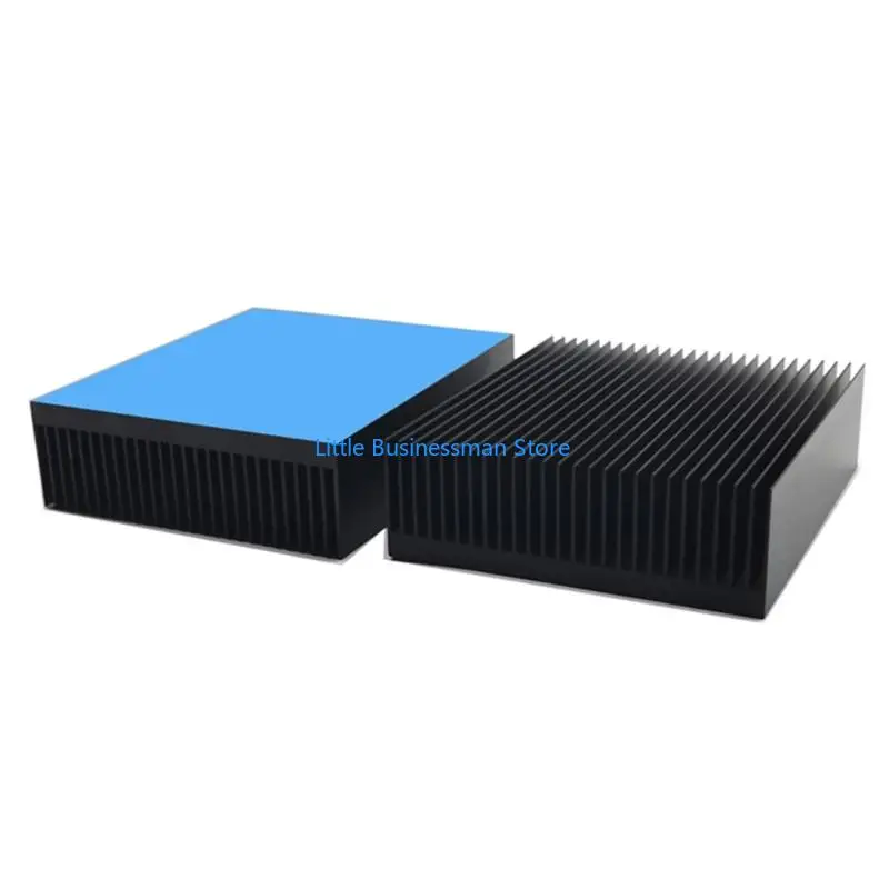 Platinenkühlung, Aluminium-Kühlkörper, 90 x 80 x 27 mm, passiver AL6063-Block für elektronische Reparatur und Geräteservice M76A – Detail 10
