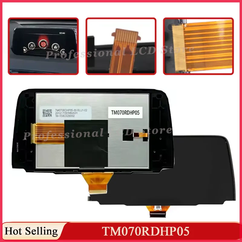 LCD Display Original New OEM For Maz-da CX-5 cx5 2017-2021 LCD Display Touch Screen For TM070RDHP05 TM070RDHP05-00 LCD Repair