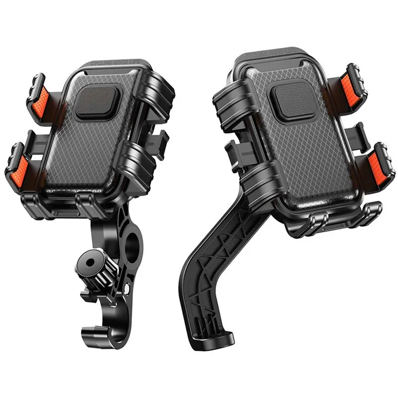Universal Shockproof Bike Phone Mount for E-bike & Motorcycle MTB GPS Phone Holder Cycling Accessory for Delivery Riders