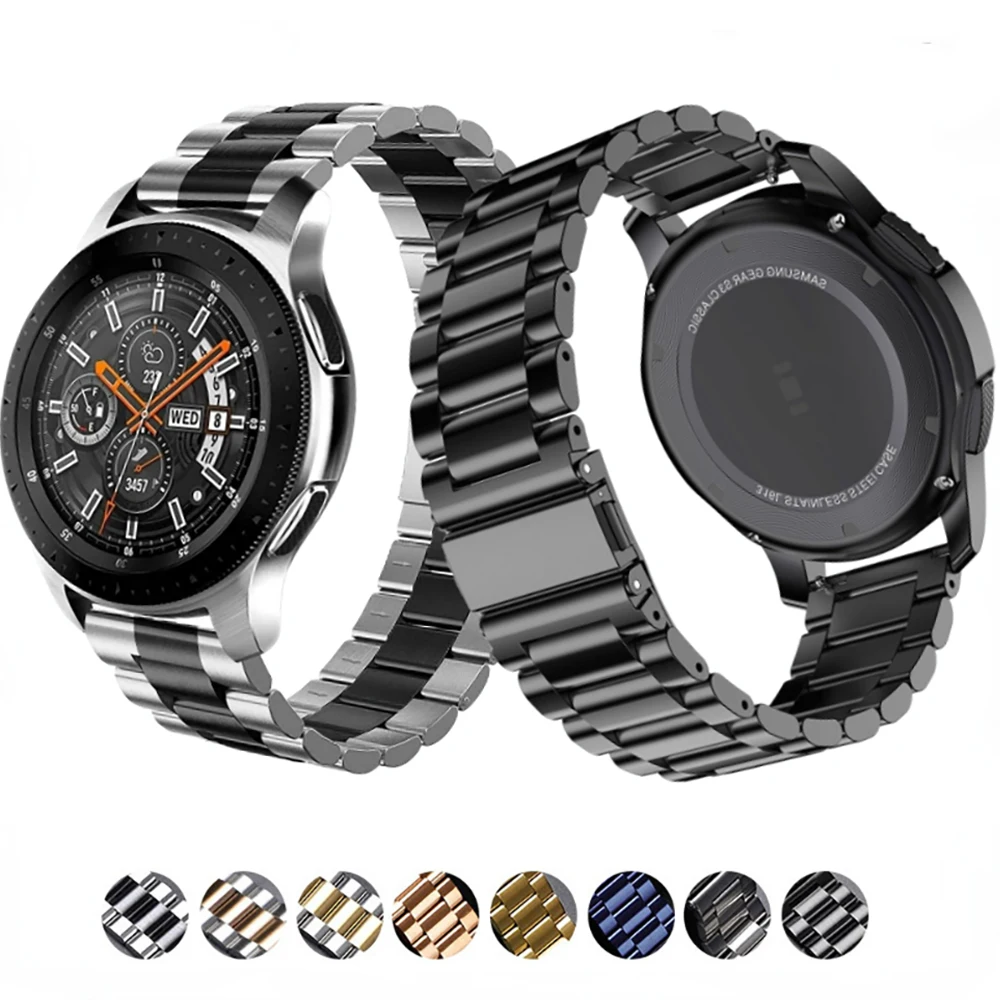 

20mm 22mm Metal Band For Samsung Watch 6/5/4/3/Gear S3 Huawei Watch 4 Pro/GT4 3Pro 2 46mm Bracelet Wristband for Amazfit GTR/GTS