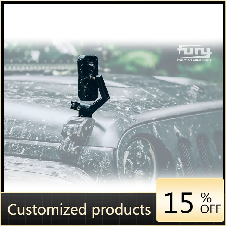 

Профессиональная настройкаFury 2020+ Аксессуары Запчасти Процесс ЧПУ Алюминиевый сплав Капот Боковое вспомогательное зеркало для Gladiator JT