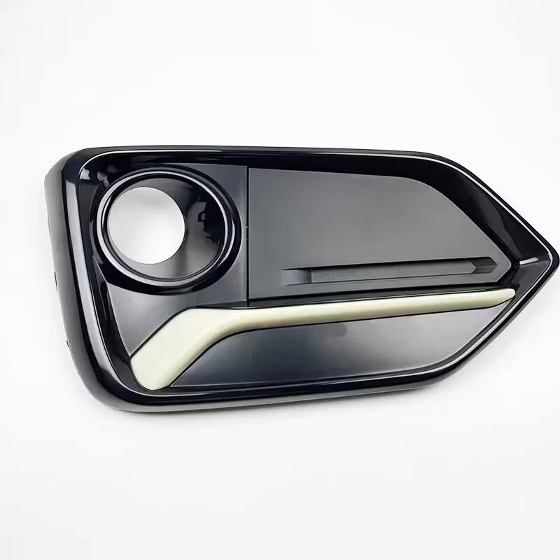 

For Honda Civic Hatchback 2020-2021 Car Front Bumper Fog Light Lamp Frame Cover Foglight Foglamp Trim Lid Bezel
