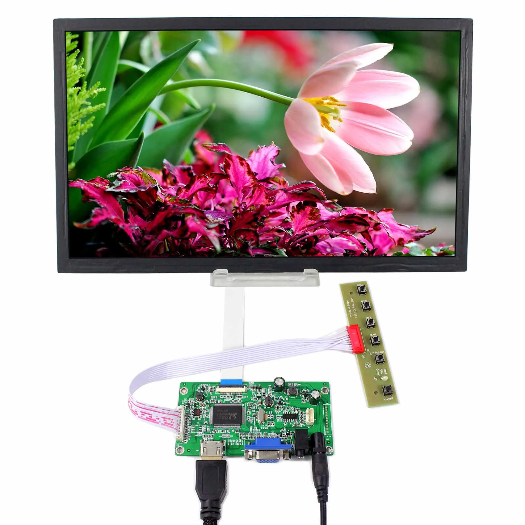 

13.3" IPS LCD NV133FHM-N53 13.3inch 1920X1080 Screen display work with HD MI VGA LCD Controller Board (driver board )