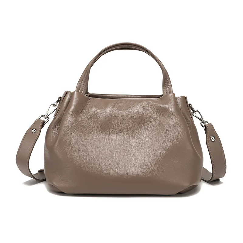 

Jonlily Women Genuine Leather Shoulder Bag Female Handbag Totes Casual Crossbody Bag Small Daybag Commuter Bag Purse -KG2102