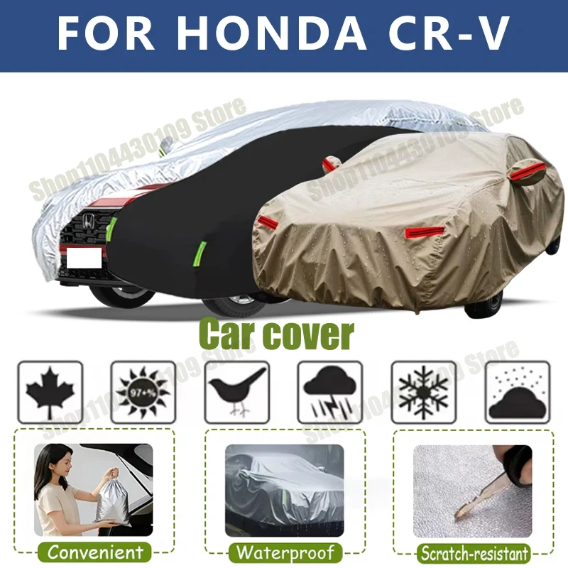 

For HONDA CR-V Car Full Car Covers Outdoor Sun Anti UV Rain Snow Dust Protection Oxford Cloth Accessories