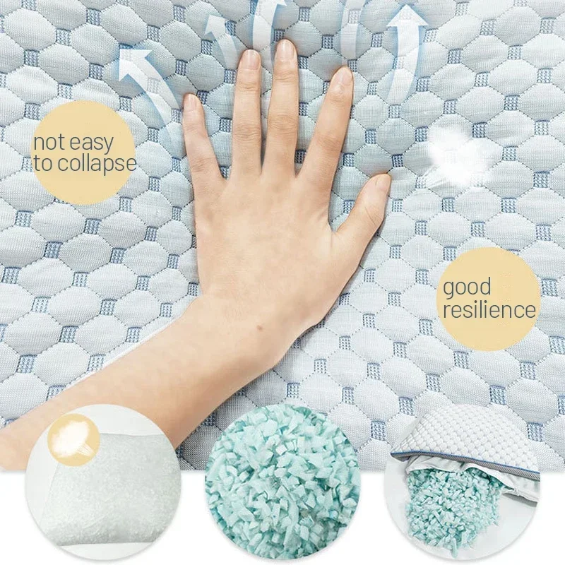 

Shredded Memory Foam Bed Pillow for Sleeping Side and Back Sleeper Pillow for Neck and Shoulder Pain Relief 100% Adjustable Fill