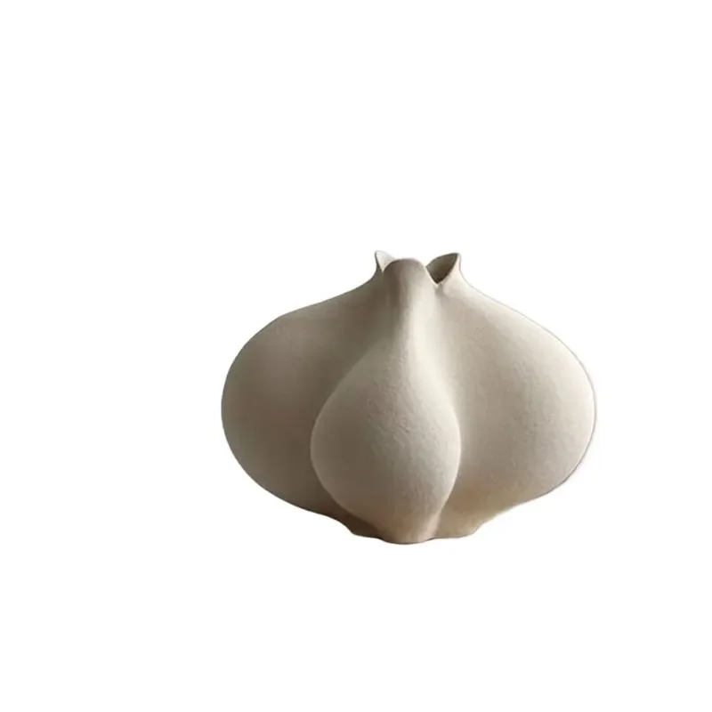 Nordic Cream Style Large Vase Ornament for Hotel B&B Living Room Study Dining Table Home Premium Art Flower Ware