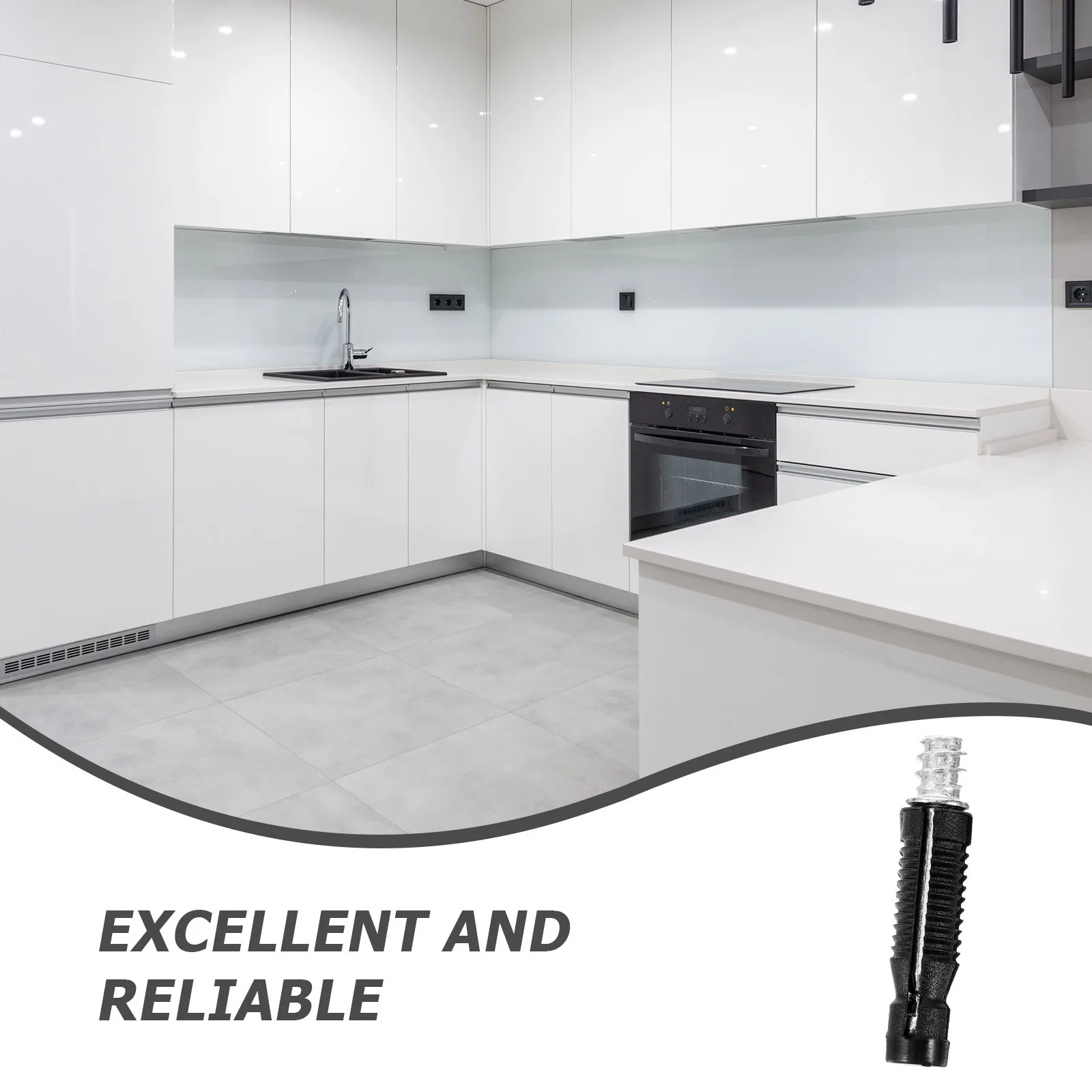 

50Pcs Cam Lock Fittings Invisible Furniture Connectors Cabinet Wardrobe Bolt Nut Dowels Self-Tapping Fast Furniture Fixing