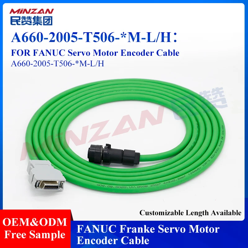 

for FANUC Servo Motor Encoder Cable High Flex Power Supply Wire Durable Industrial Flexible Cable for Automation