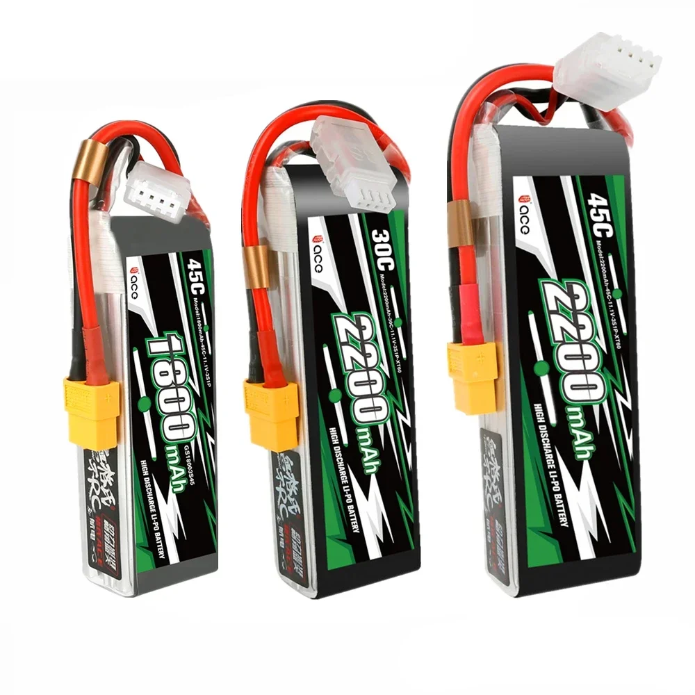 Gens ace RFLY  2000mAh 2S 3S  7.4V 11.1V 20C 30C 45C Lipo Battery with T/XT60 Plug for FPV RC Drone