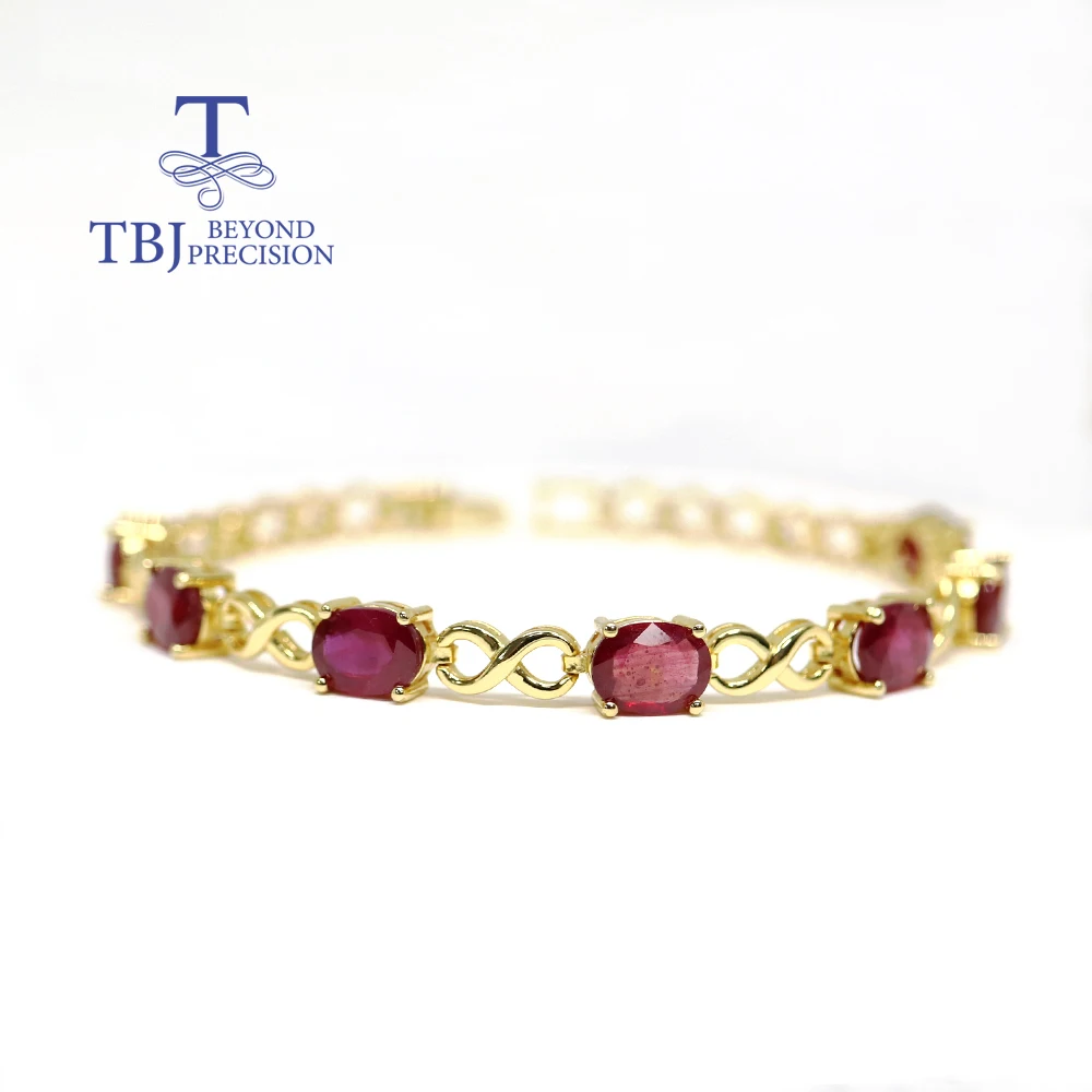 Precious and Elegant Natural Filled Ruby Bracelet July Birthstone Noble Real gem Women fine jewelry Engagement & Anniversary