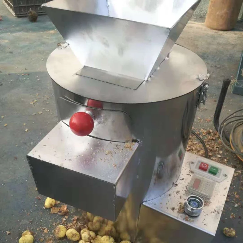 مقشر كستناء صغير من الفولاذ المقاوم للصدأ مقشرة منزلية وتجارية أوتوماتيكية بالكامل #1