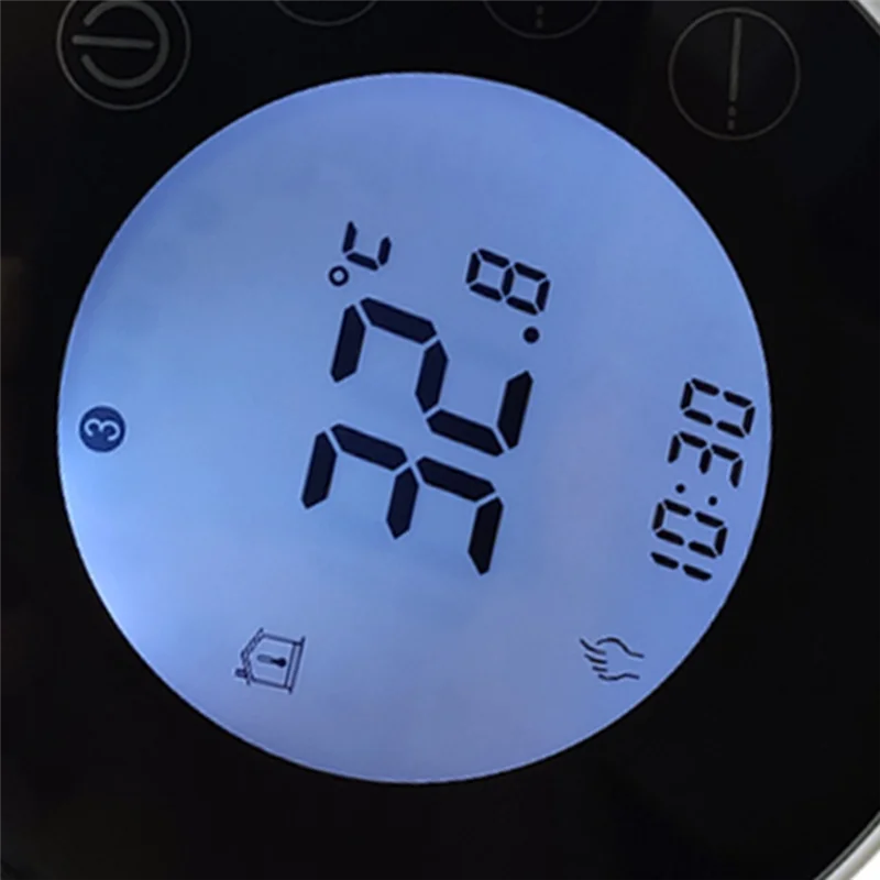 Tuya Runder WLAN-Innenthermostat, intelligenter App-Fernthermostat, ausgestattet mit intelligenter App-Anwendung-Y05A